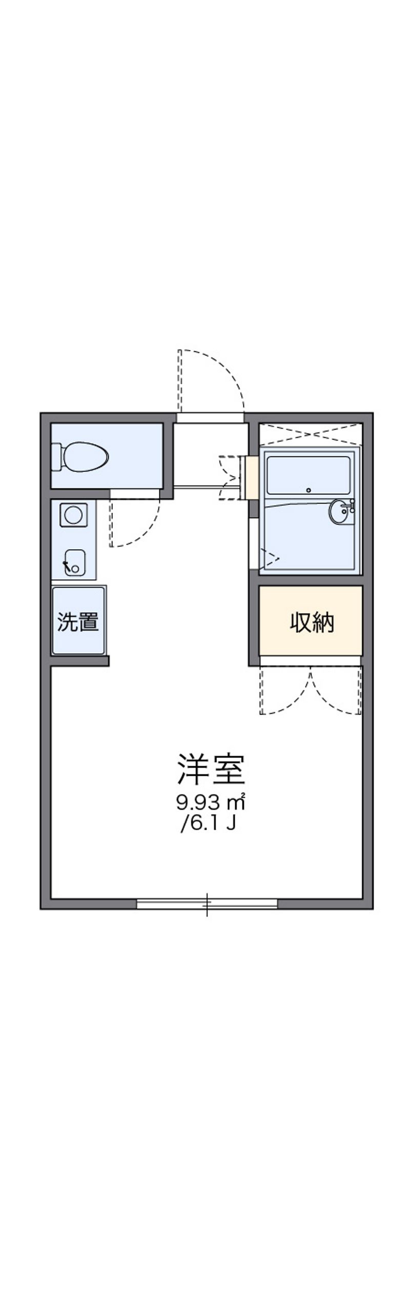 レオパレス西向日 間取図