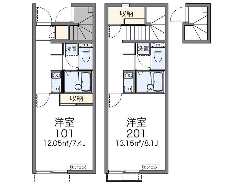 レオネクストルピナス高柳東町２ 間取図