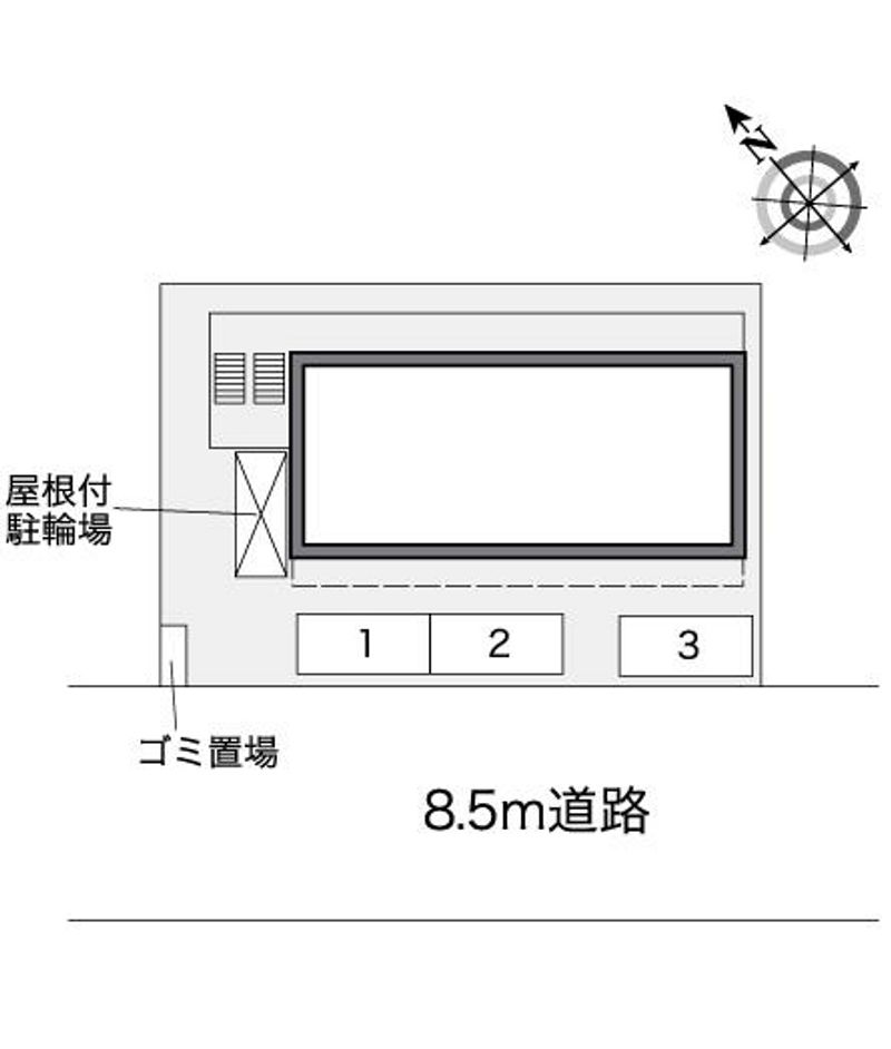 レオパレス新長田 配置図