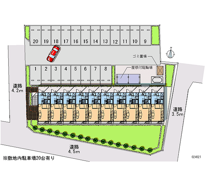 24021 Monthly parking lot