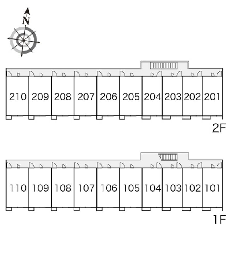 レオパレス詩 間取配置図