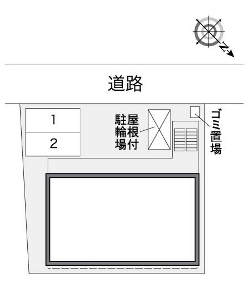 レオパレスはじめ 配置図