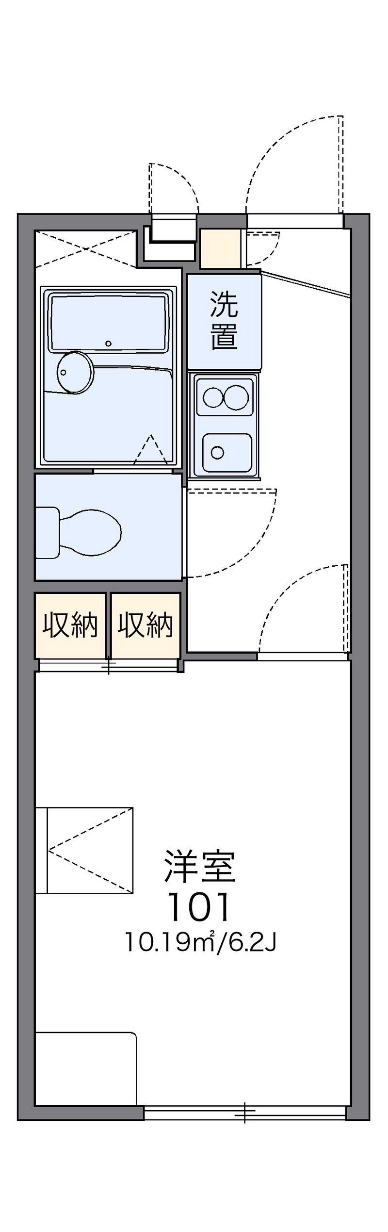 レオパレスグランシャリオＴ 間取図