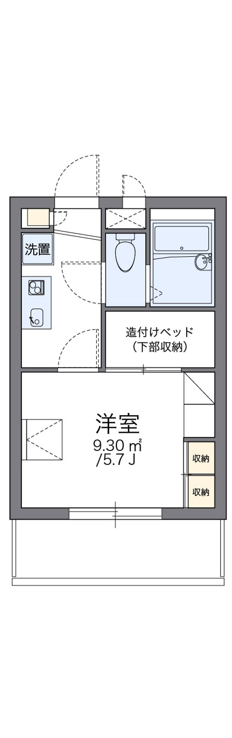 レオパレスＫ 間取図