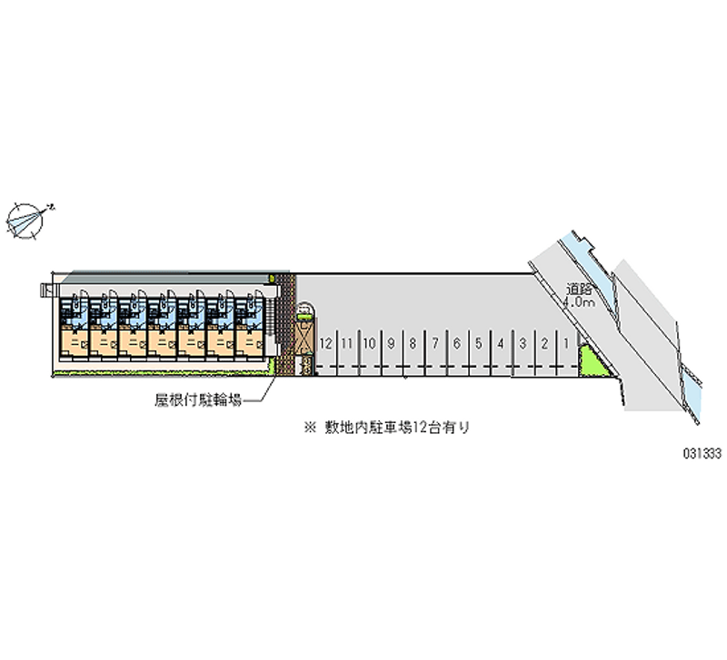 レオパレスエスペランサⅡ 月極駐車場