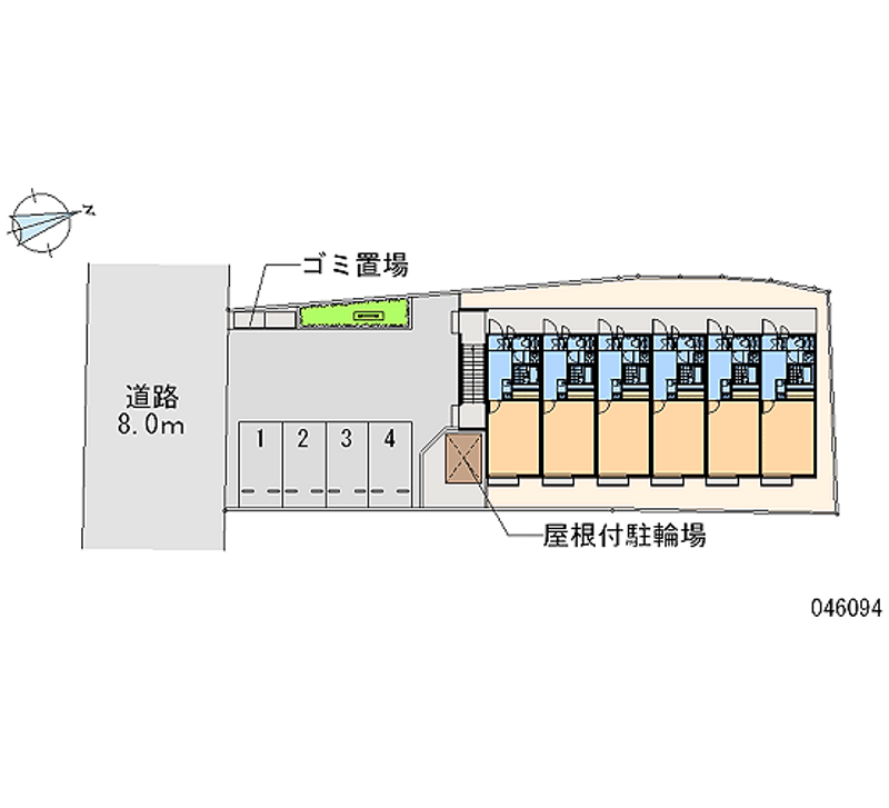 レオネクストリバーサイド橘 区画図