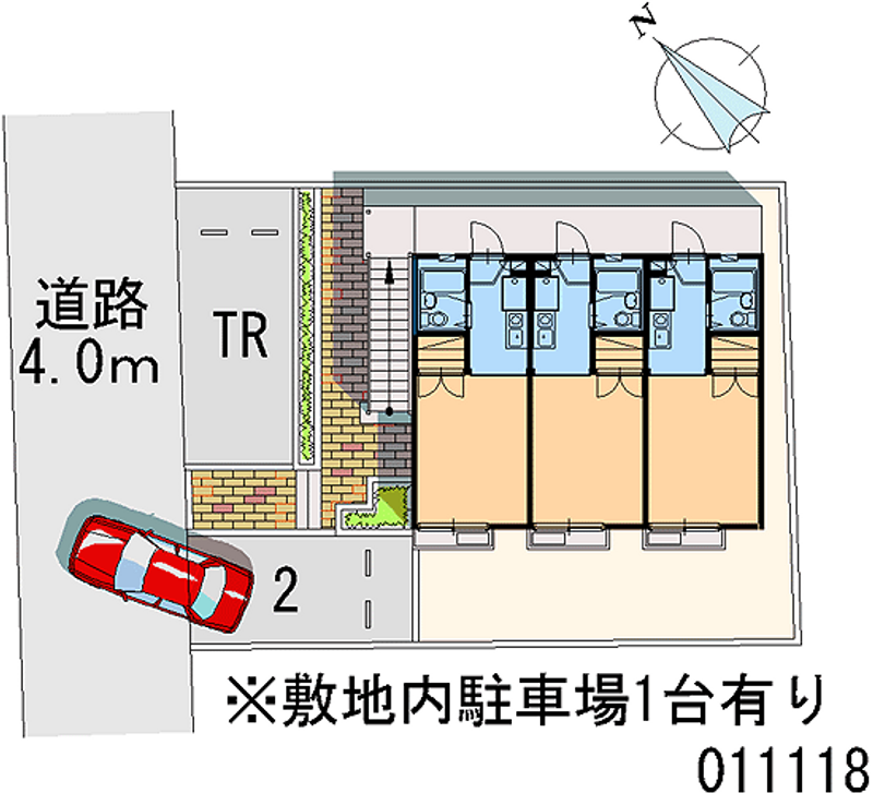 レオパレスめぐみ 区画図