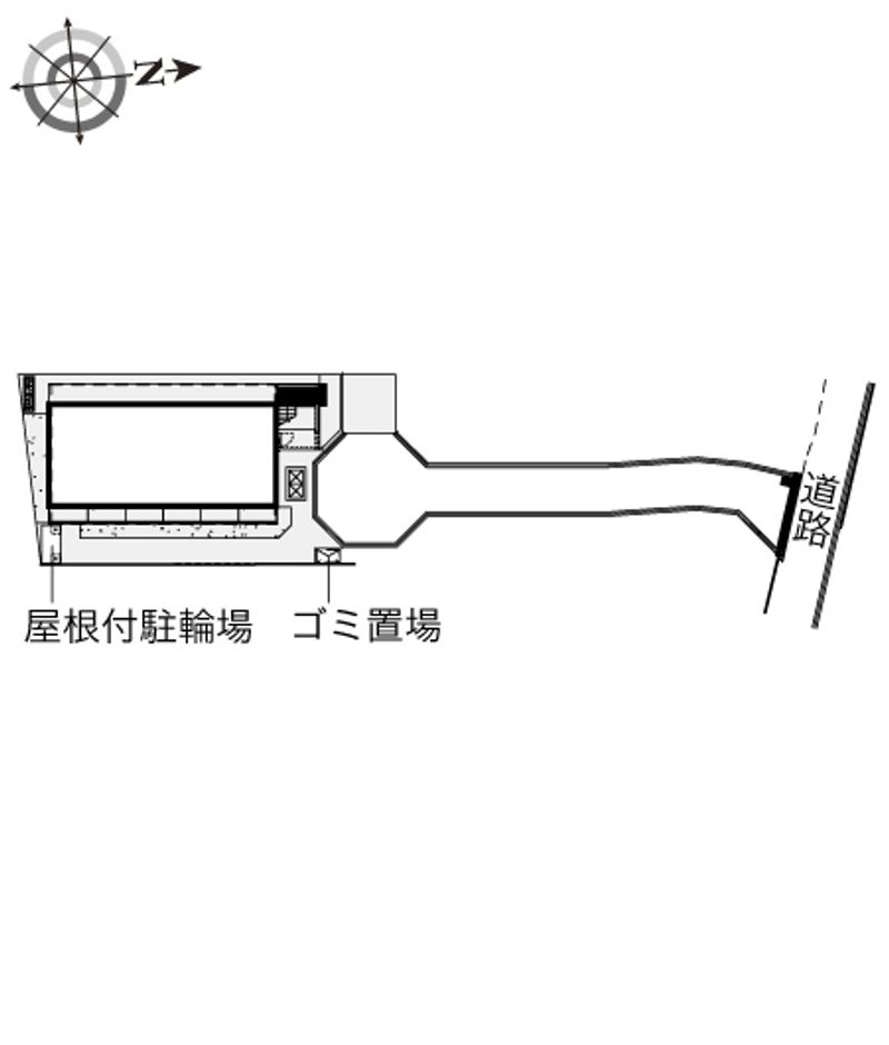 レオパレスエーデルハイム　Ⅱ 配置図