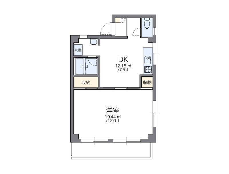 レオパレス康徳ハイツ 間取り