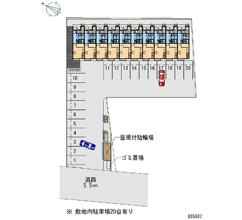 35687月租停车场