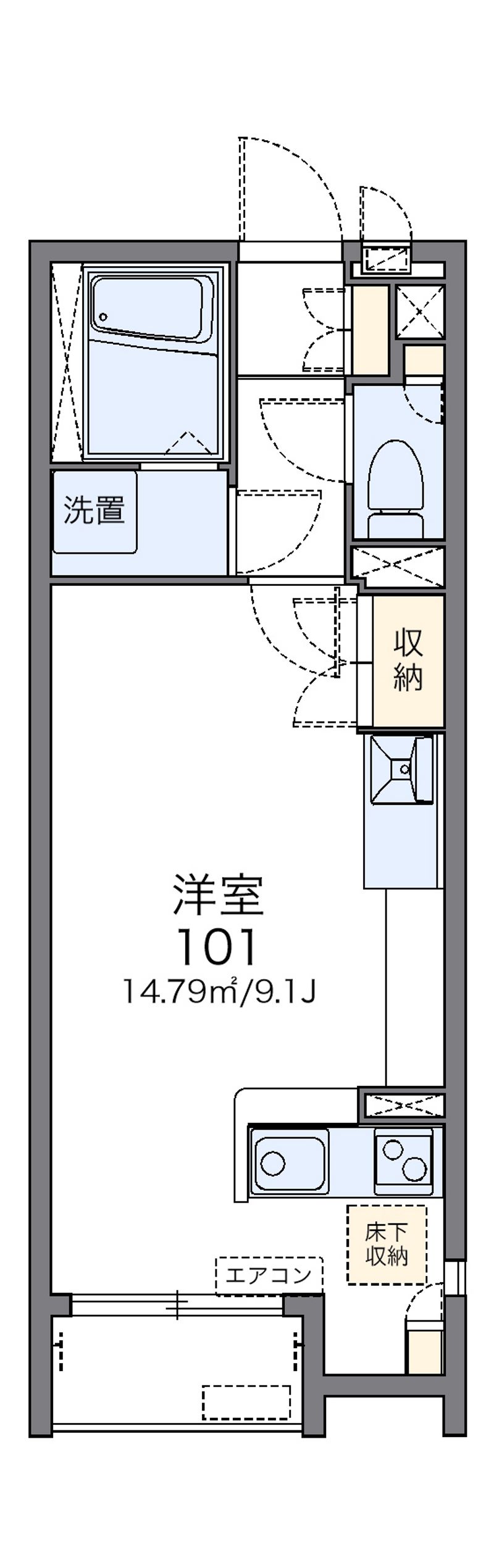 レオネクストファミリーⅡ 間取図