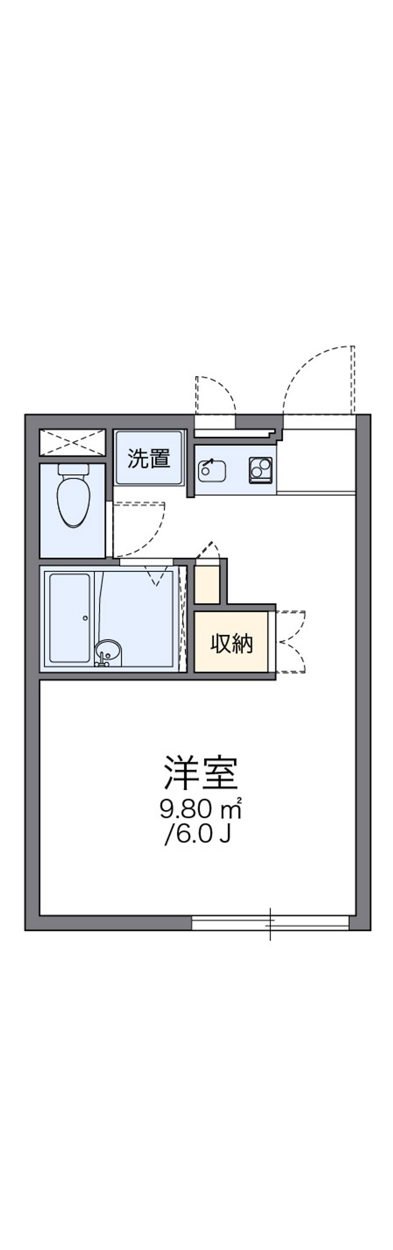 レオパレス杉山 間取図