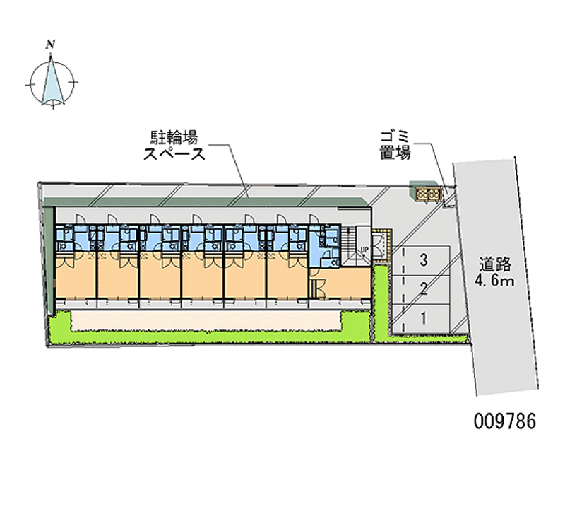 レオパレスツツミ２８ 月極駐車場