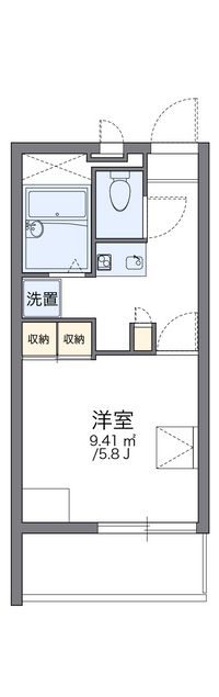 レオパレスリトルハウス 間取り図