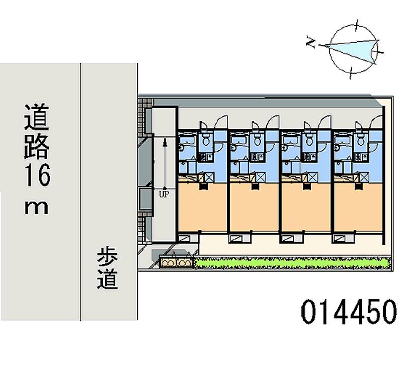 レオパレスアビターレ仁藤 区画図