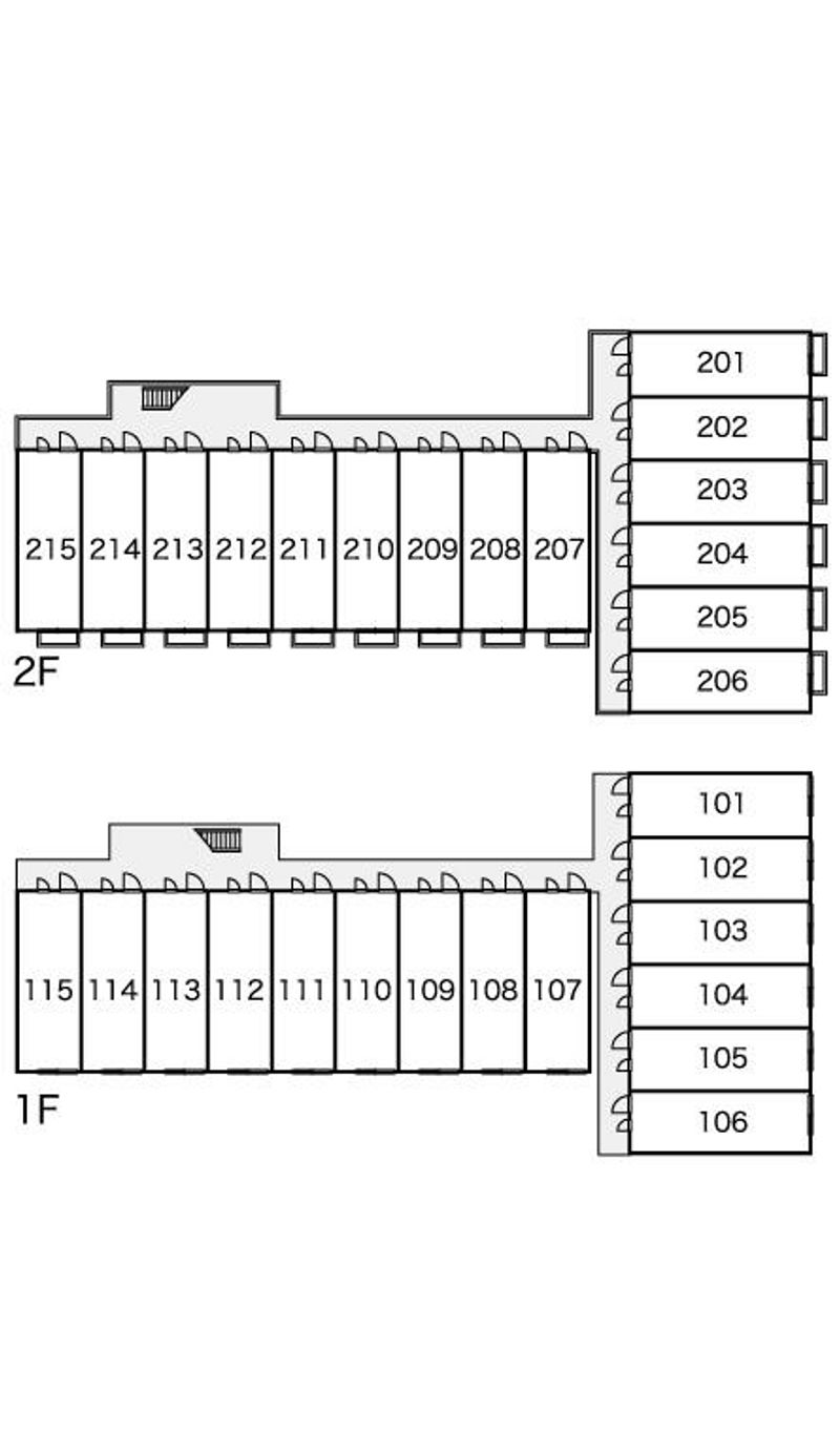 レオパレスマルイト３ 間取配置図