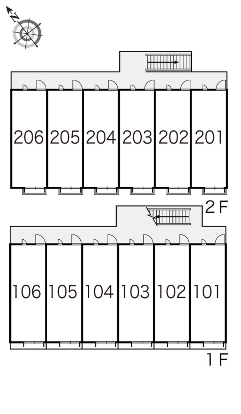レオパレスセラン 間取配置図