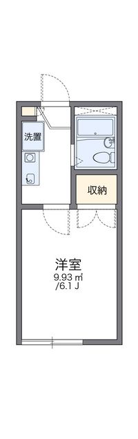 レオパレスフラワーアイランド 間取り図