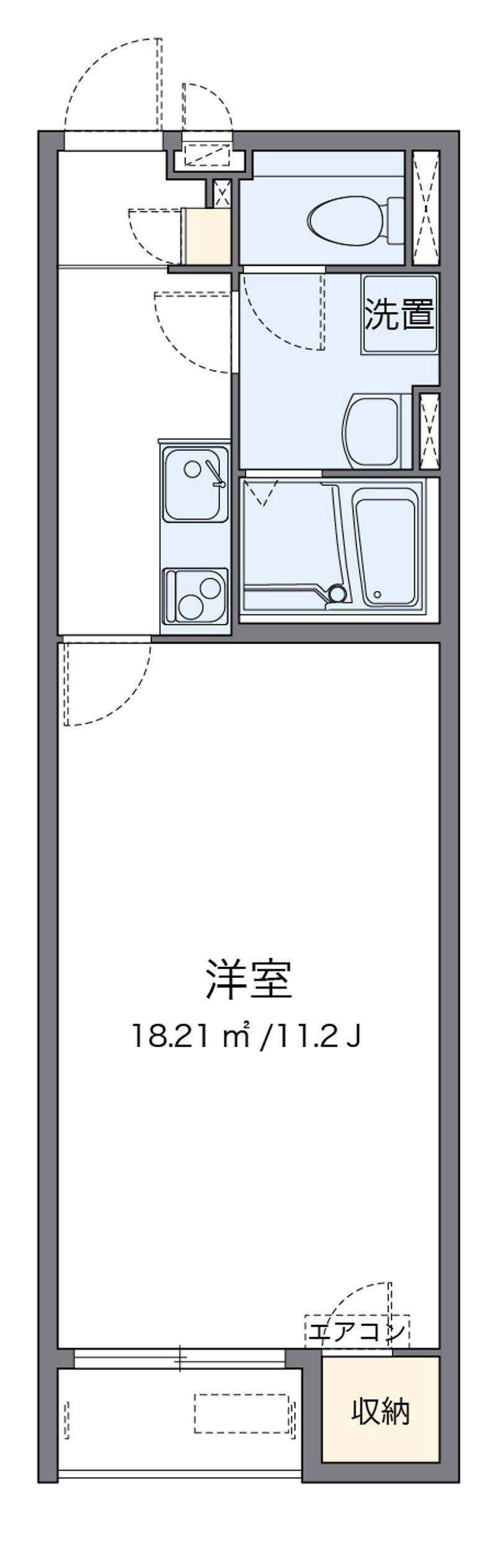 クレイノレガーレ長船 間取図