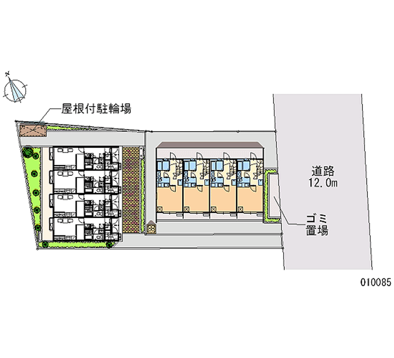 レオパレスラルクアンシエル 区画図