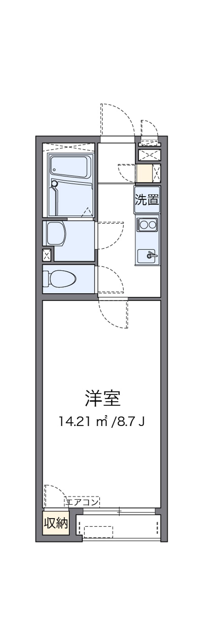 クレイノガーデンハイツＭｏｒｉ 間取図