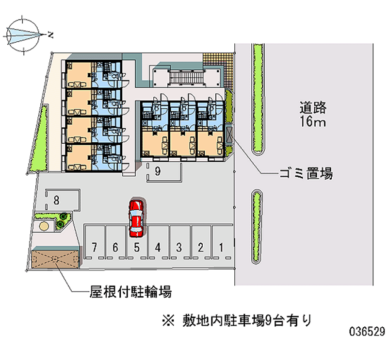 レオパレスはなみずき　Ⅲ 月極駐車場