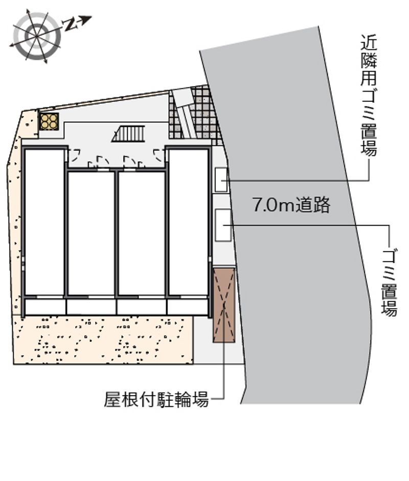 クレイノハイツサングリーンⅡ 配置図