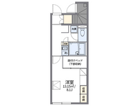 レオパレス三輪弐番館 間取り図