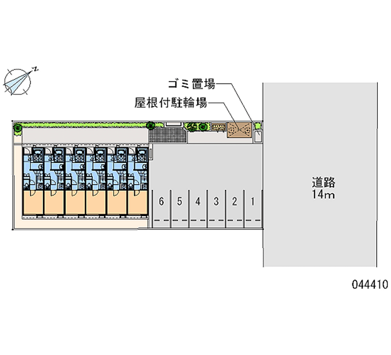 44410 Monthly parking lot