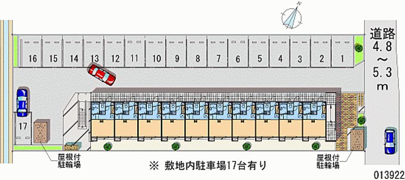 レオパレスコスモス 月極駐車場