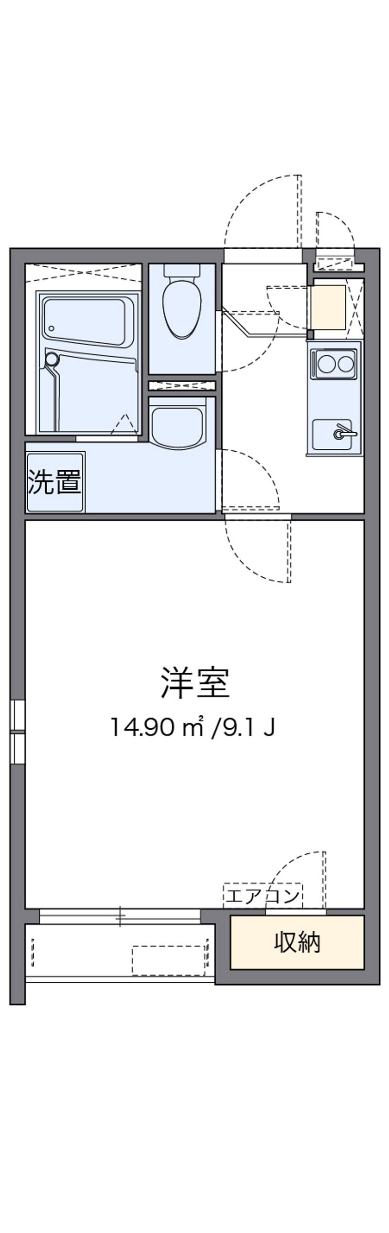 クレイノカサブランカ壱番館 間取図