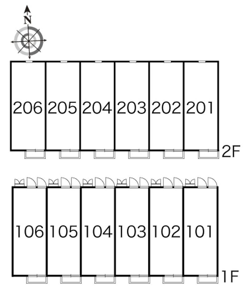 レオパレスＲＹＵ 間取配置図