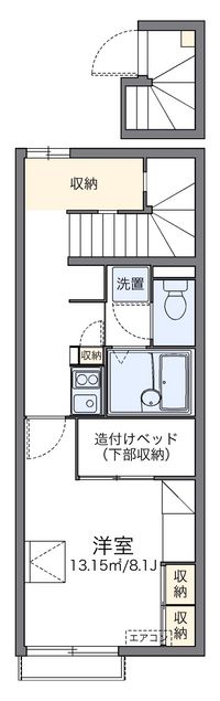 レオパレス瑞穂Ⅰ 間取り図