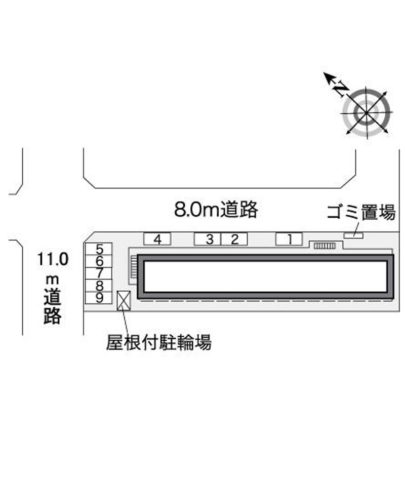 レオパレス赤トンボ 配置図