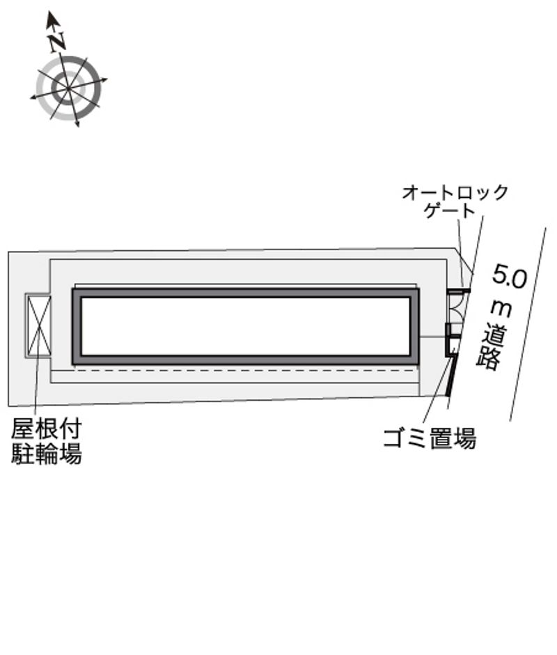 レオパレスエクレール 配置図