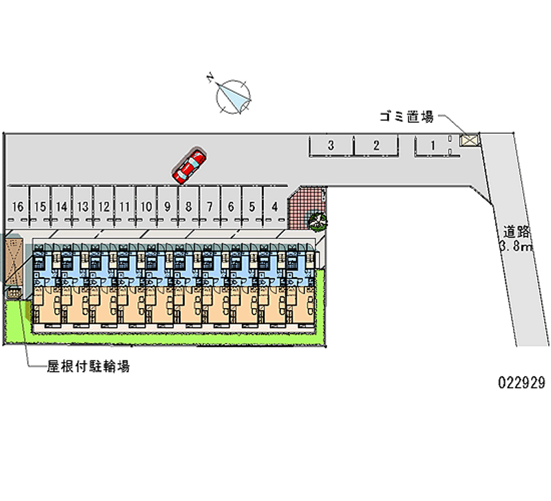 22929 bãi đậu xe hàng tháng