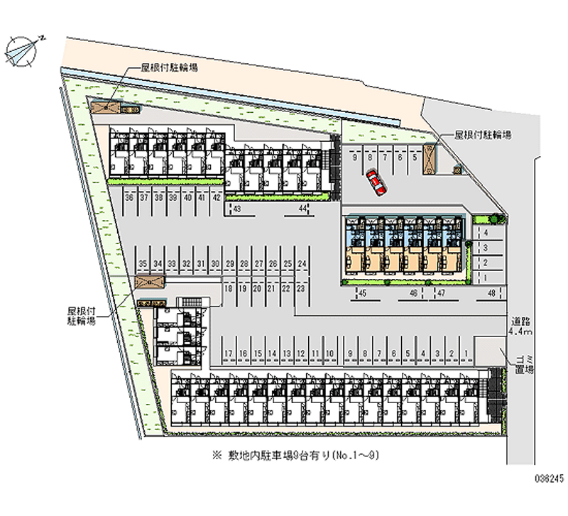 36245 Monthly parking lot