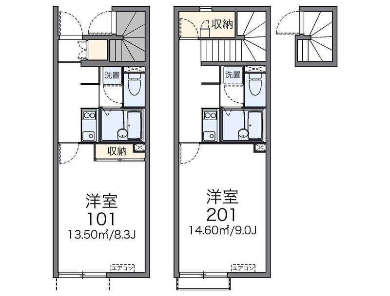 レオネクストぎんた 間取図