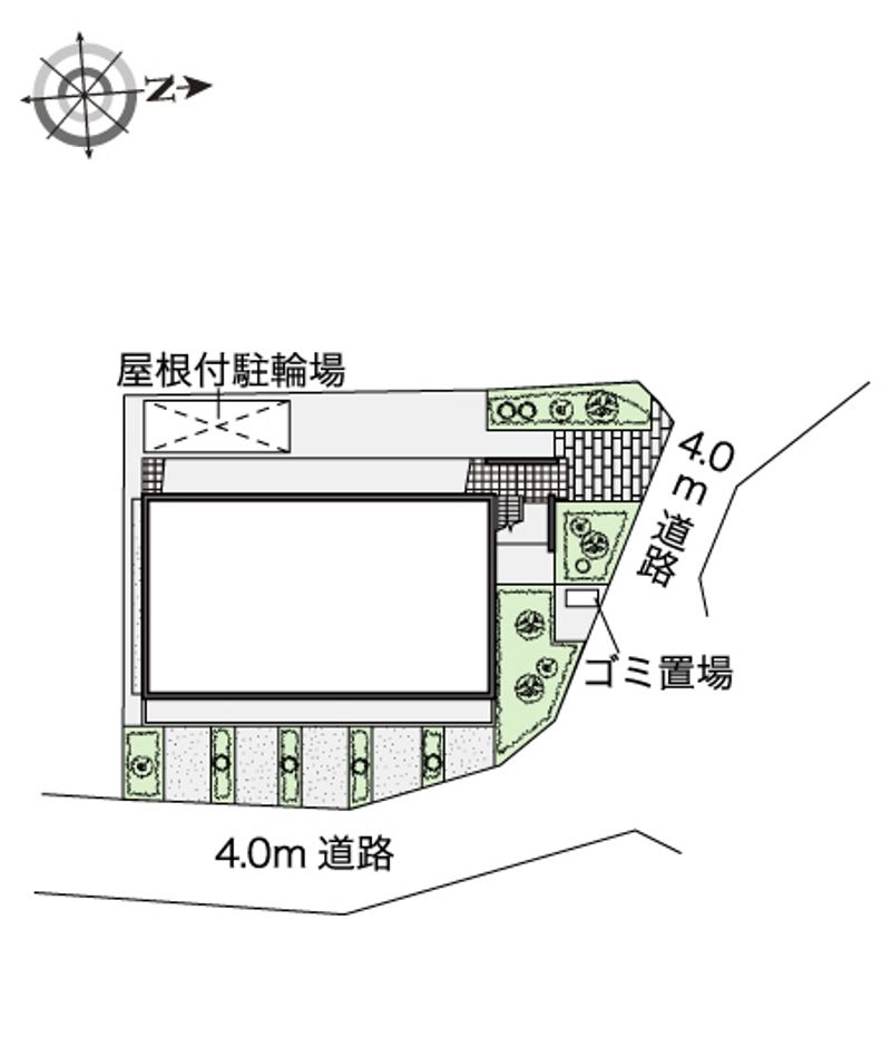 レオパレスエスペランサ扇 配置図
