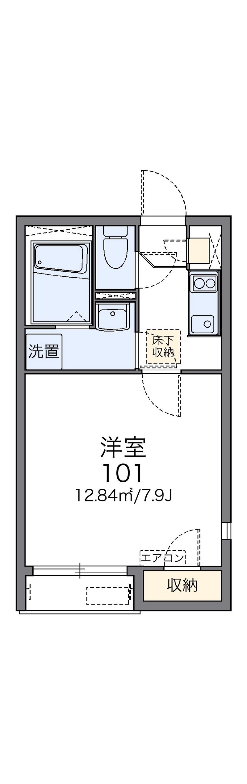 レオネクスト八田西 間取図