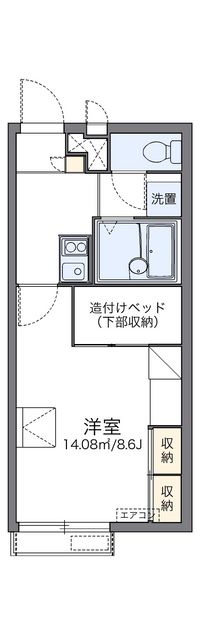 レオパレスルピナス高柳東町 間取り図