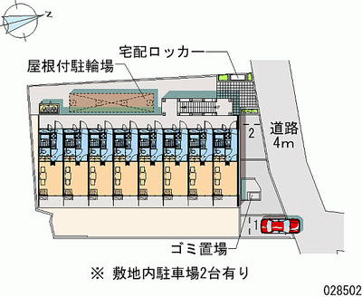 28502 Monthly parking lot