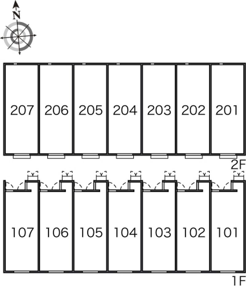 レオネクストラルーチェ 間取配置図