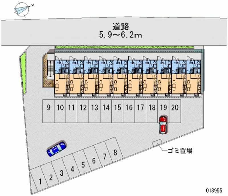 レオパレス希望 月極駐車場