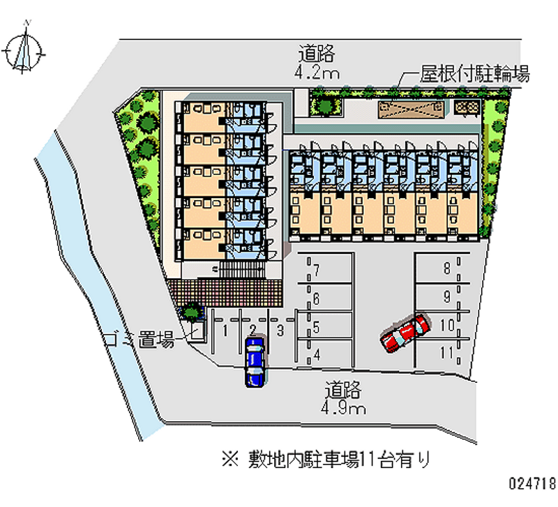 24718 Monthly parking lot