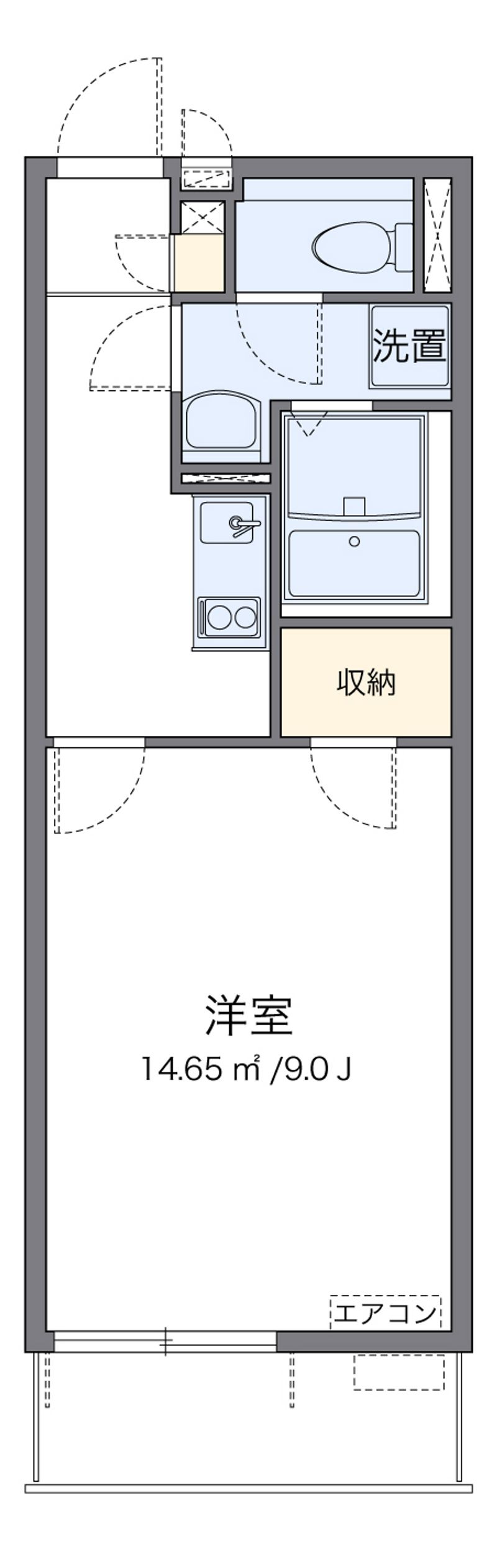 クレイノグローリアⅣ 間取図