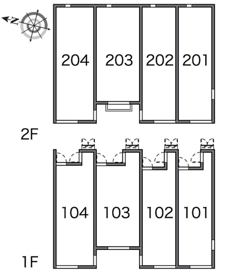 レオネクストＫＥＮ　Ⅱ 間取り配置図