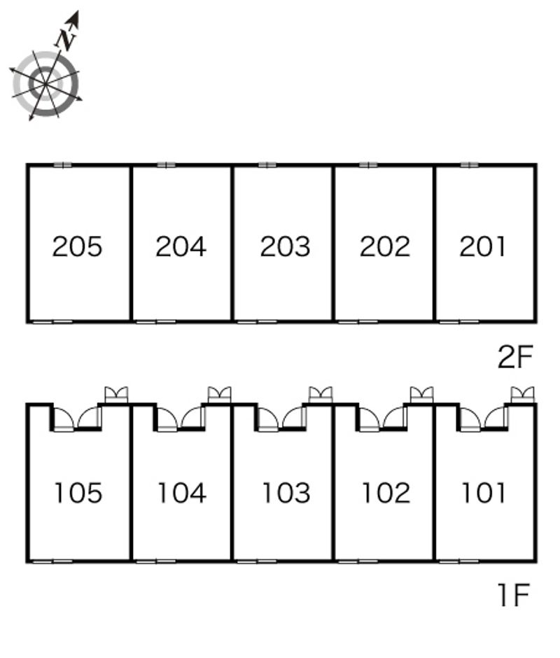 レオパレスジュピテル 間取り配置図