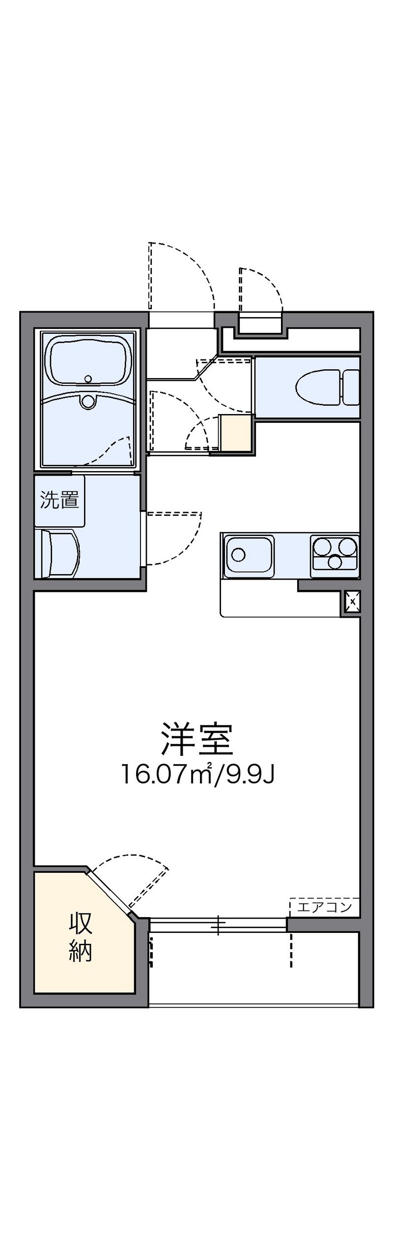 レオネクストリバー 間取図