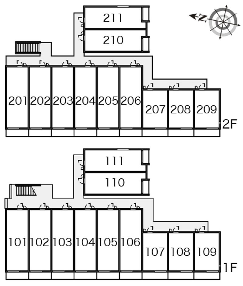 レオネクストモリシゲ 間取配置図